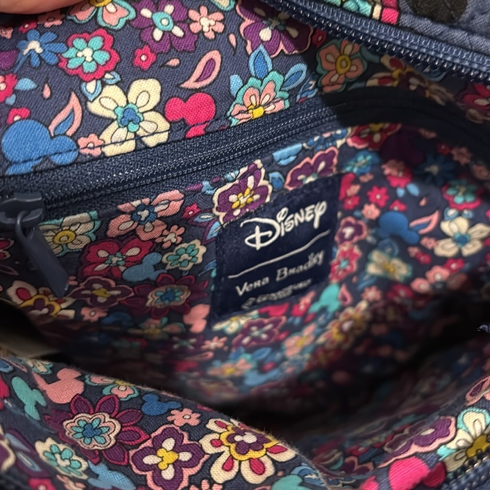 Vera Bradley Women's Disney Floral Crossbody Bag - Multicolor - Picture 4 of 7